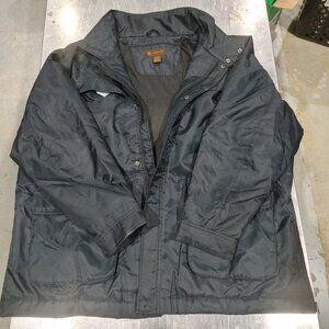 Brand New Harriton Lined Winter Jacket Black Size 3XL